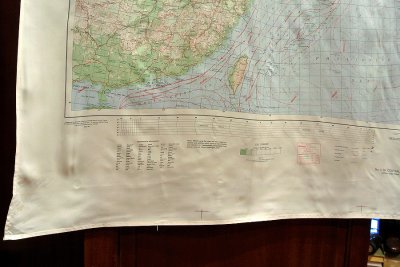 画像3: 【クリックポスト198円も可】USED 40s USAAF Escape Map エスケープマップ (84×103cm) ビンテージ 