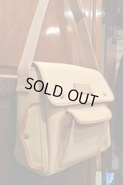 画像2: EXCELLENT USED オールド ポロルフローレン キャンバス×レザー ショルダーバッグ (2)