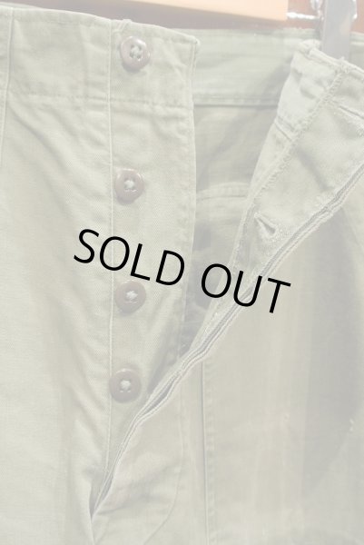 画像8: USED/VTG 50s U.S ARMY HBT ヘリンボーンツイル  ベイカーパンツ(32×31) 中古 ビンテージ (8)