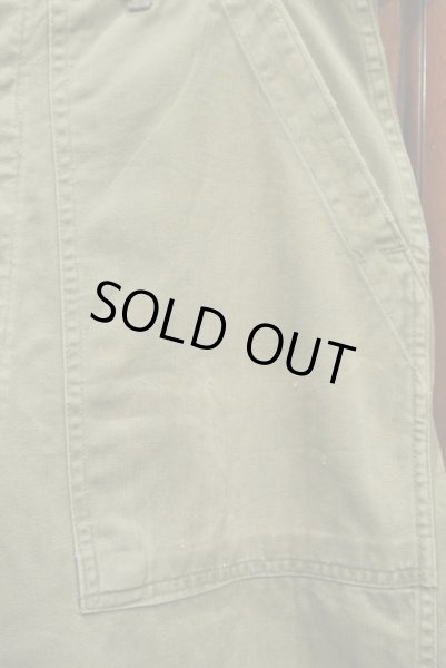 画像4: USED/VTG 50s U.S ARMY HBT ヘリンボーンツイル  ベイカーパンツ(32×31) 中古 ビンテージ (4)