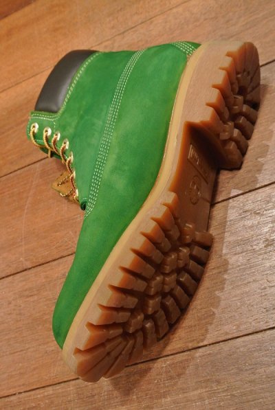 画像3: EXCELLENT USED "Sycamore Style" OVER-DYE ティンバーランド Timberland 6インチ ヌバックブーツ(Green,7 1/2)中古