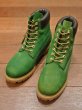 画像1: EXCELLENT USED "Sycamore Style" OVER-DYE ティンバーランド Timberland 6インチ ヌバックブーツ(Green,7 1/2)中古 (1)