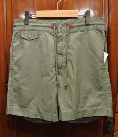 画像1: 【クリックポスト198円も可】RRL ラルフローレン BAKER SHORTS コットンナイロンヘリンボーンショーツ【30】HBT 新品 水陸両用