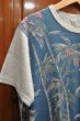 画像3: (クリックポスト185円も可)新品 FilMelange フィルメランジェ アロハプリント 空紡天竺 Tシャツ(Gray+Palm tree/4) 日本製  (3)