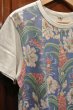 画像3: (クリックポスト185円も可)(USED) FilMelange フィルメランジェ アロハプリント ポケットTシャツ(4) 日本製  (3)
