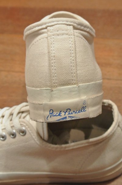 画像3:  (USED) 90s CONVERSE JACK PURCELL ジャックパーセル アメリカ製 (白/26-26.5cm) 中古 ビンテージ 