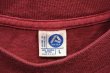 画像6: 【クリックポスト198円も可】(USED) 70s ARTEX 両面フロッキープリント Tシャツ アメリカ製 (エンジ/L) 中古 ビンテージ  (6)
