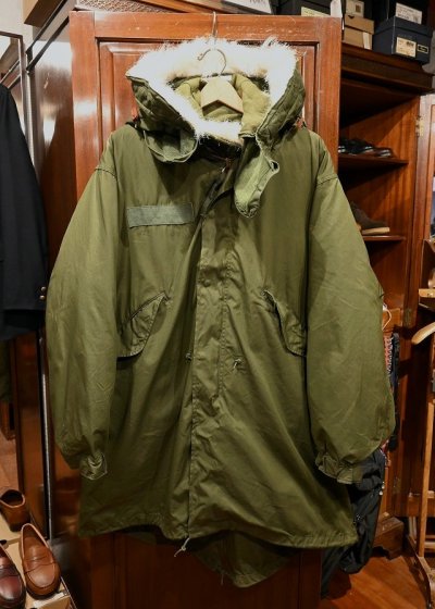 画像1: 【フルセット】70s デッドストック U.S ARMY M-65 Field Parka Coat モッズコート ライナー/フード付き【MEDIUM】フィッシュテイルパーカー