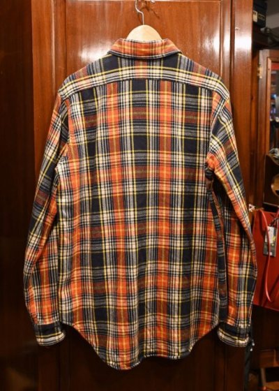 画像3: 未使用品 Engineered Garments WORKADAY(エンジニアードガーメンツ ワーカデイ) コットン ヘビーネルシャツ(M) 新品 