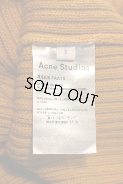 画像7: (Excellnt Used) Acne Studios リブ編み セーター(Mustard Yellow/S) アクネ 中古 (7)