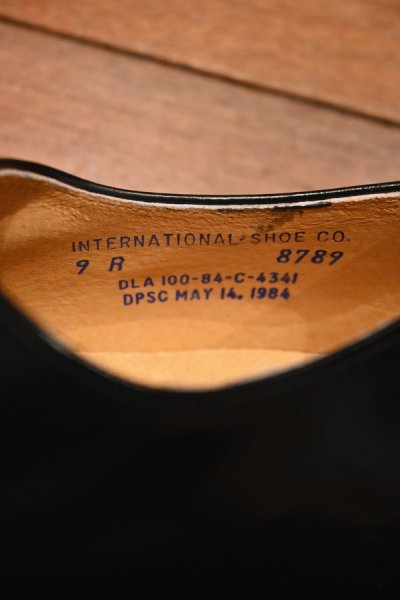 画像2: 84年製 デッドストック U.S NAVY INTERNATIONAL SHOE CO.社製 サービスシューズ 【9-R】