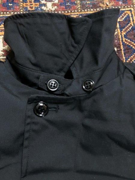 画像10: 1984年製 デッドストック US NAVY ALL WEATHER COAT ステンカラーコート 【Black / 34-R】 (10)