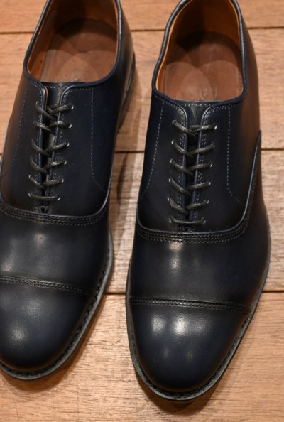 画像2: Allen Edmonds (アレンエドモンズ)  "PARK AVENUE"Cap-toe balmoral  キャップトゥ【NAVY / 7-E】アメリカ製 新品 並行輸入