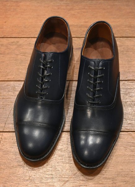 画像1: Allen Edmonds (アレンエドモンズ)  "PARK AVENUE"Cap-toe balmoral  キャップトゥ【NAVY / 7-E】アメリカ製 新品 並行輸入 (1)