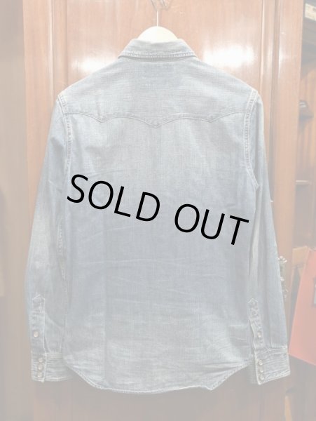 画像7: 【EXCELLENT USED】RRL ラルフローレン デニム ウェスタンシャツ【XS】中古 (7)
