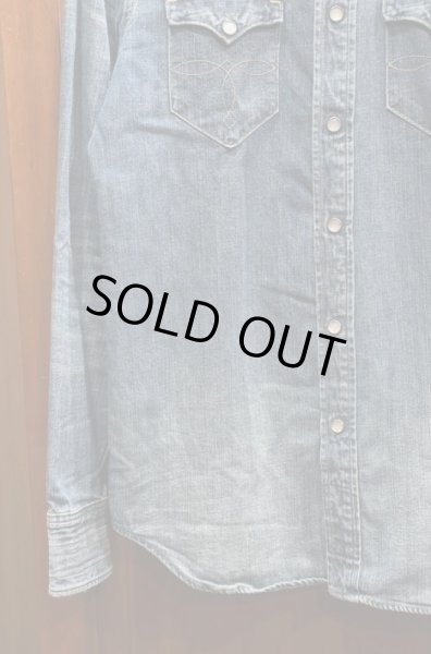 画像6: 【EXCELLENT USED】RRL ラルフローレン デニム ウェスタンシャツ【XS】中古 (6)