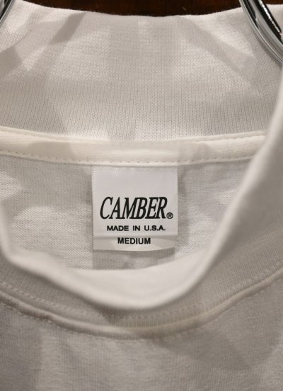 画像3: CAMBER 306 MAX-WEIGHT MOCK NECK キャンバー マックスウェイト モックネックTシャツ (White/M,L,XL) アメリカ製