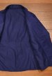 画像15: 40s デッドストック フレンチブルー モールスキン ワークジャケット  テーラード型 Vポケ マルタンガル仕様 希少 (BLUE/ ) Vintage French Work Jacket Deastock (15)