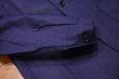 画像6: 50s デッドストック フレンチ ワークジャケット コットンツイル 希少襟型 (BLUE/46?) Vintage French Work Jacket Deastock (6)