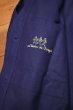 画像10: 50s デッドストック フレンチ ワークジャケット コットンツイル 希少襟型 (BLUE/46?) Vintage French Work Jacket Deastock (10)