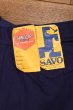 画像2: 50s デッドストック SAVO フレンチ ワークパンツ コットンツイル シンチバック仕様 (BLUE/42×76) Vintage French Work Pants Deastock (2)