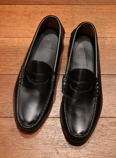 画像1: Allen Edmonds (アレンエドモンズ)  "KENWOOD" ビーフロールペニー ローファー【BLACK / 8.5-D】アメリカ製 未使用 並行輸入