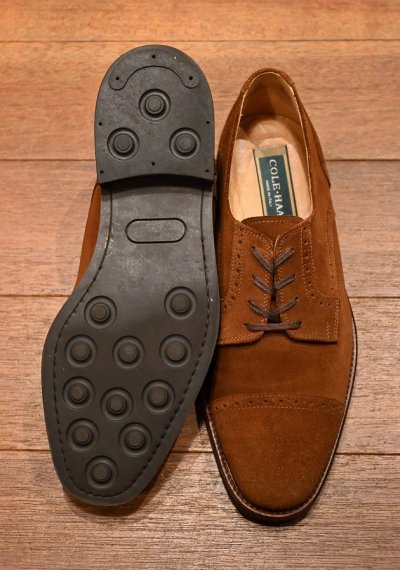 画像3: EXCELLENT USED 90s COLE-HAAN (コールハーン) スウェードキャップトゥ イタリア製 （Brown,8 1/2-D) 美品中古