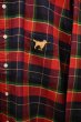 画像4: 【クリックポスト198円も可】(VTG/USED) '90 Ralphlauren ラルフローレン "BLAKE" 犬の刺繍 タータンチェック オックスフォード B.Dシャツ【L】中古 (4)