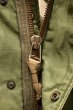 画像5: (VTG/USED) '70S U.S Army 米軍 M65 Field Jacket "3rd Model" SEABEES刺繍 (M-Short) ブラスジップ 中古 ビンテージ (5)