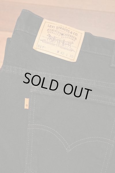 USED) 98年 Levi's リーバイス517 ブラック アメリカ製 【W42