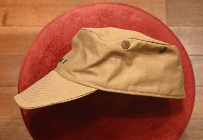 画像2: 【クリックポスト198円も可】’56 USED/VTG イギリス軍 コットンドリル ワークキャップ British Army (7 1/2) 帽子 ハット ビンテージ 英国