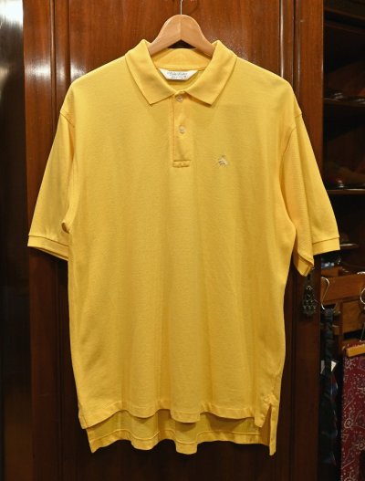 画像1: 【クリックポスト198円も可】(VTG/USED) '90s BrooksBrothers ブルックスブラザーズ 鹿の子ポロシャツ  Made in USA 【Yellow/M】アメリカ製 ビンテージ