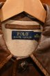 画像7: USED Polo Ralphlauren ポロラルフローレン シープスキン カーコート【Brown/XS】レザージャケット 革ジャン (7)
