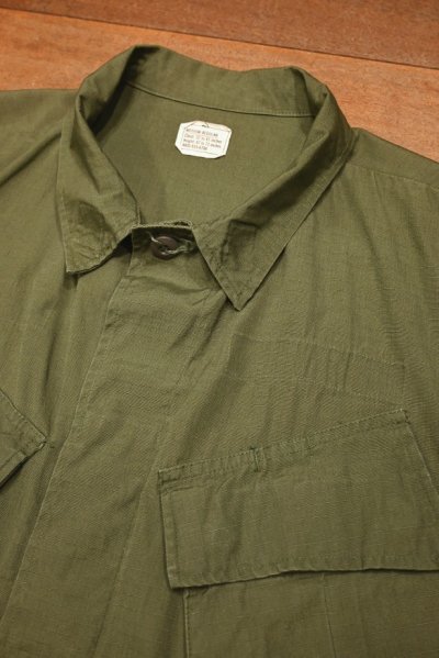 画像2: (EXCELLENT USED) 70年 U.S ARMY  ジャングルファティーグジャケット リップストップ 【M-REGULER】美品 中古 