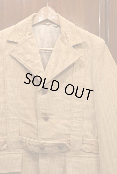 画像2: 70-80s (VTG/USED) L.L BEAN コーデュロイ ノーフォークジャケット【BEIGE/40】ビンテージ 美中古  (2)