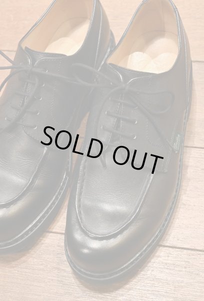 画像2:  (1回着用程度/USED) PARABOOT CHAMBORD パラブーツ シャンボード 箱入り(BLACK/7.5) 超美品中古 (2)