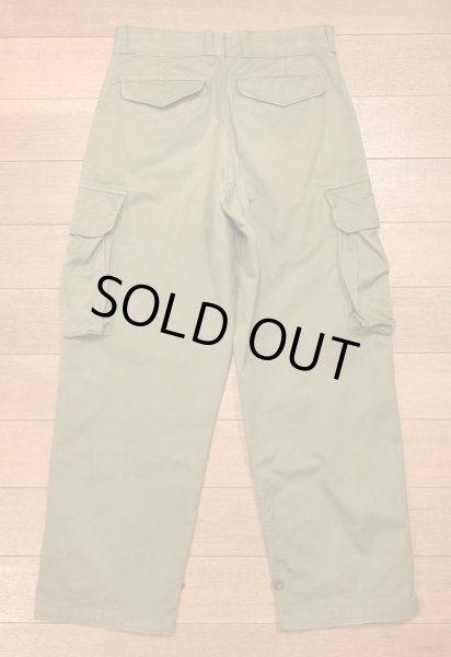 画像6: USED フランス軍 M-47 カーゴパンツ ヘリンボーン後期モデル (SIZE:21/実寸W30L28.5) M47パンツ 中古 ビンテージ  (6)