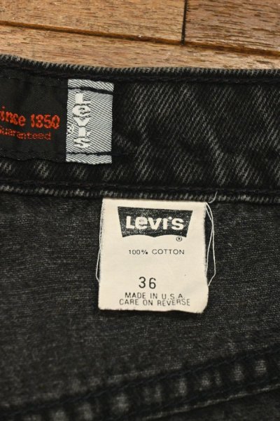 画像2: 90s VTG/USED Levi’s リーバイス Silver Tab シルバータブ 549 ブラックショーツ(Black/36) ビンテージ  