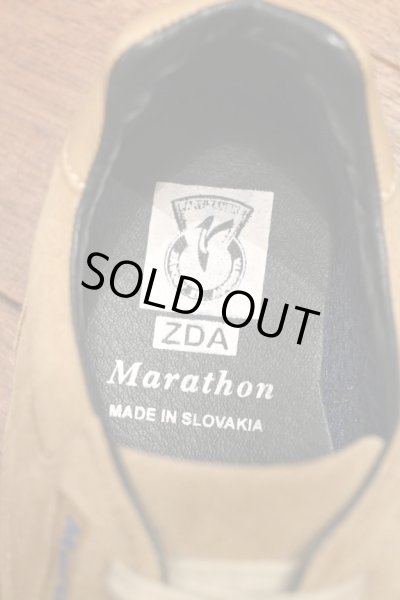 画像5: (USED) ZDA ゼットディーエー "Marathon"クレープソール スウェード スニーカー(BEIGE/43)スロバキア製 中古 (5)