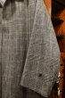 画像3: (EXCELLENT USED)〜80s Burberrys バーバリー グレンプレイド ツイード バルマカーンコート "一枚袖" イングランド製(52 LONG) ステンカラーコート ビンテージ 美中古 (3)