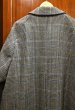 画像6: (EXCELLENT USED)〜80s Burberrys バーバリー グレンプレイド ツイード バルマカーンコート "一枚袖" イングランド製(52 LONG) ステンカラーコート ビンテージ 美中古 (6)