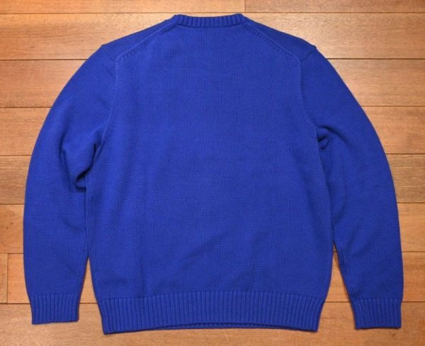 画像5: タグ付き未着用品 POLO RALPHLAUREN ポロラルフローレン ポロベアー コットンニット(BLUE/L)テディベア (5)