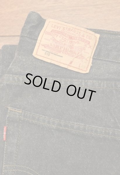 88年 Levi's 510 ブラック イギリス製 USED(Black/W33 L30)UK