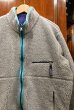 画像2: '92 VTG/USED Patagonia Pile Glissade Cardigan パタゴニア リバーシブルグリセード アメリカ製 (フェザーグレーxコバルト/L)美品 ビンテージ (2)