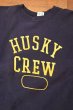 画像2: 80s VTG/USED Champion チャンピオン リバースウィーブ クルーネックスウェットシャツ アメリカ製 "HUSKY CREW" (NAVY/M)ビンテージ (2)