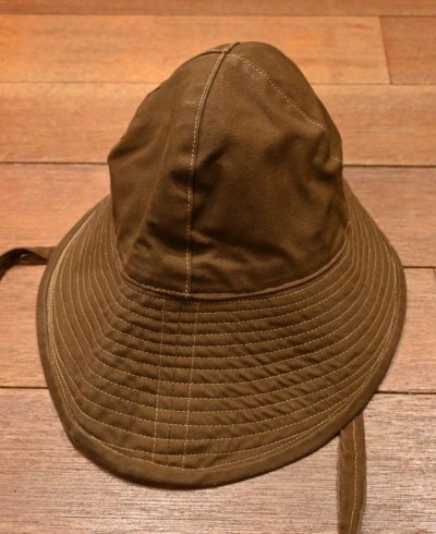 画像1: 【クリックポスト185円も可】50s Deadstock デッドストック フランス国鉄 キャンバスハット(58) 帽子