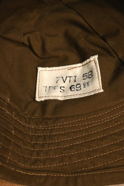 画像3: 【クリックポスト185円も可】50s Deadstock デッドストック フランス国鉄 キャンバスハット(58) 帽子