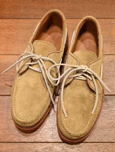 画像1: (EXCELLENT USED) Russell moccasin 2562 Deck Laramie Suede ラッセルモカシン ダブルヴァンプ スウェードデッキシューズ(8-D) 箱入り 美中古 