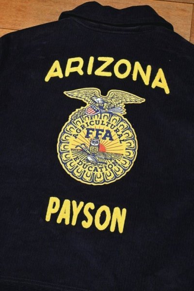 画像1: (EXCELLENT USED) FFA Jacket コーデュロイ FFA ジャケット アメリカ製 ARIZONA PAYSON(Navy/103-48) 美品 中古 ビンテージ