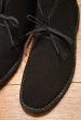 画像2: CLARKS DESERT BOOTS クラークス デザートブーツ スウェード イングランド製(BLACK/UK 8 1/2)中古 (2)